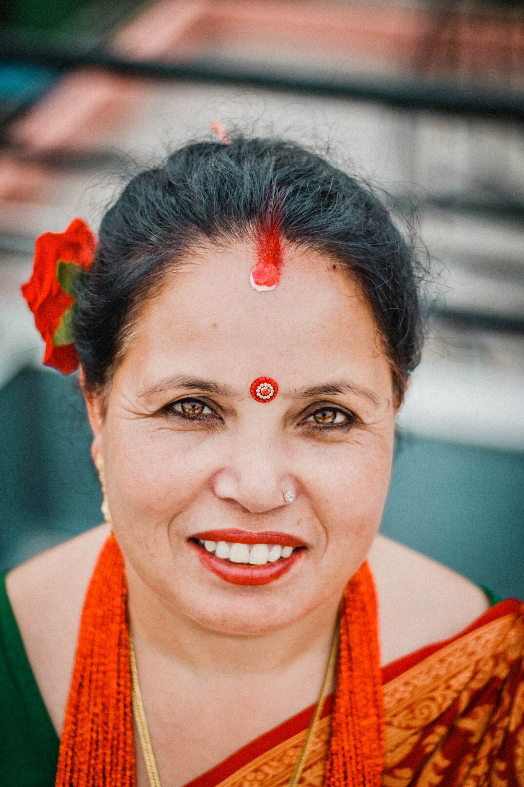 Portrait of a smiling woman